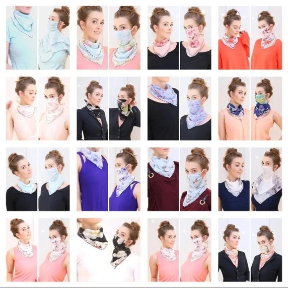 3 for $36. Face mask neck scarf - Picture 2 of 14